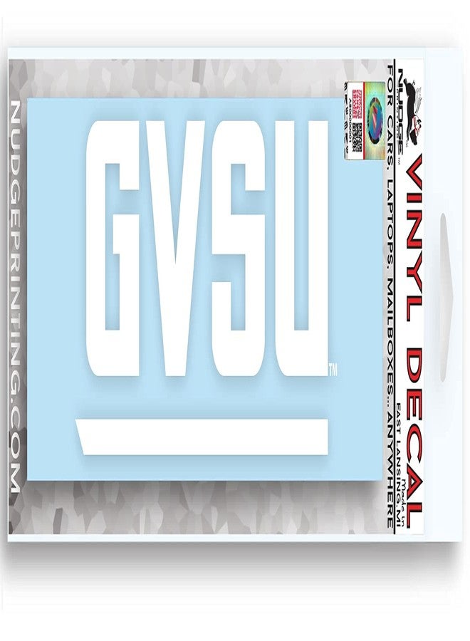 Nudge Printing Grand Valley Sticker GVSU Car Decal Grand Valley State University White Letters Heavy-Duty Weatherproof Officially Licensed NCAA Vinyl for Bumpers, Windows, Laptops, Water Bottles or Coolers - Image 4