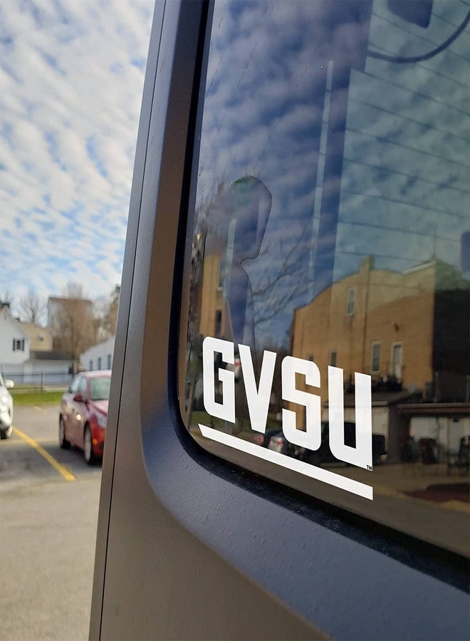 Nudge Printing Grand Valley Sticker GVSU Car Decal Grand Valley State University White Letters Heavy-Duty Weatherproof Officially Licensed NCAA Vinyl for Bumpers, Windows, Laptops, Water Bottles or Coolers - Image 2
