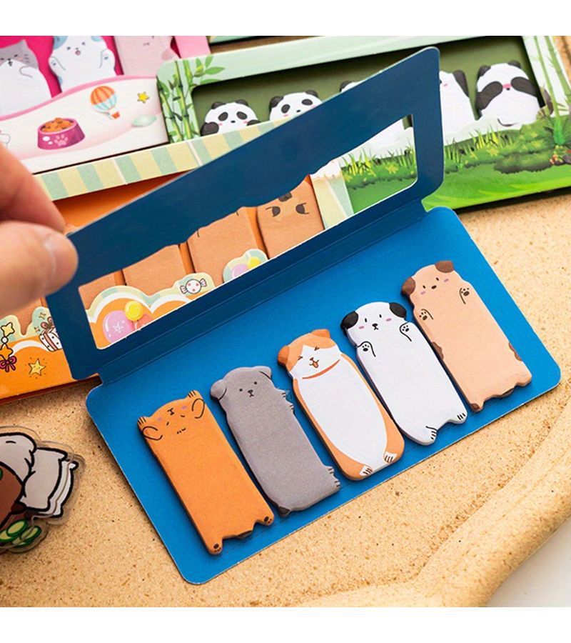 900 Pcs Cute Animal Series Sticky Notes Portable Memo Pad Set - Image 5