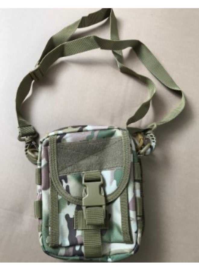 Generic Spot Tactical Shoulder Crossbody Bag Molle Accessory Hanging Bag Camouflage Chest Bag Multifunctional Waterproof Shoulder Bag-Color:CP Color  - Image 1