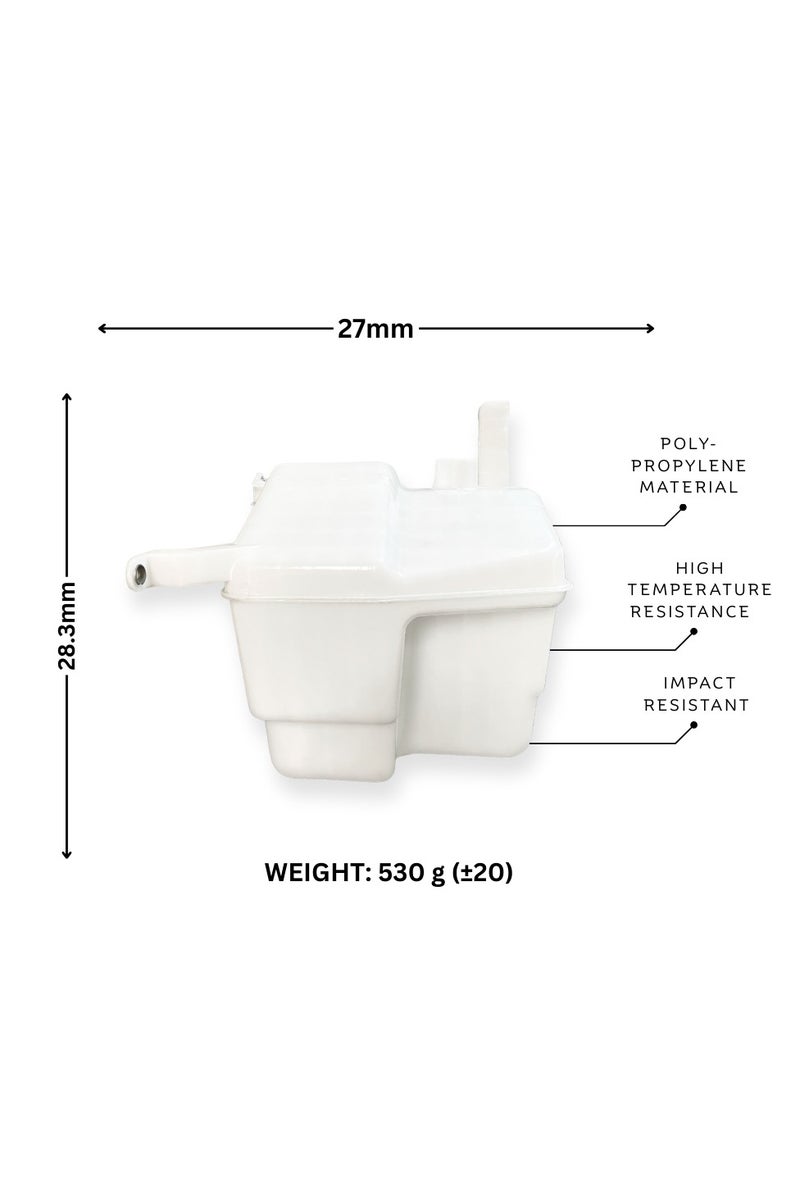 SNH Coolant Reservoir Expansion Tank, OEM No. 17893-22030, For Toyota Corolla 2009-2010 - Image 1