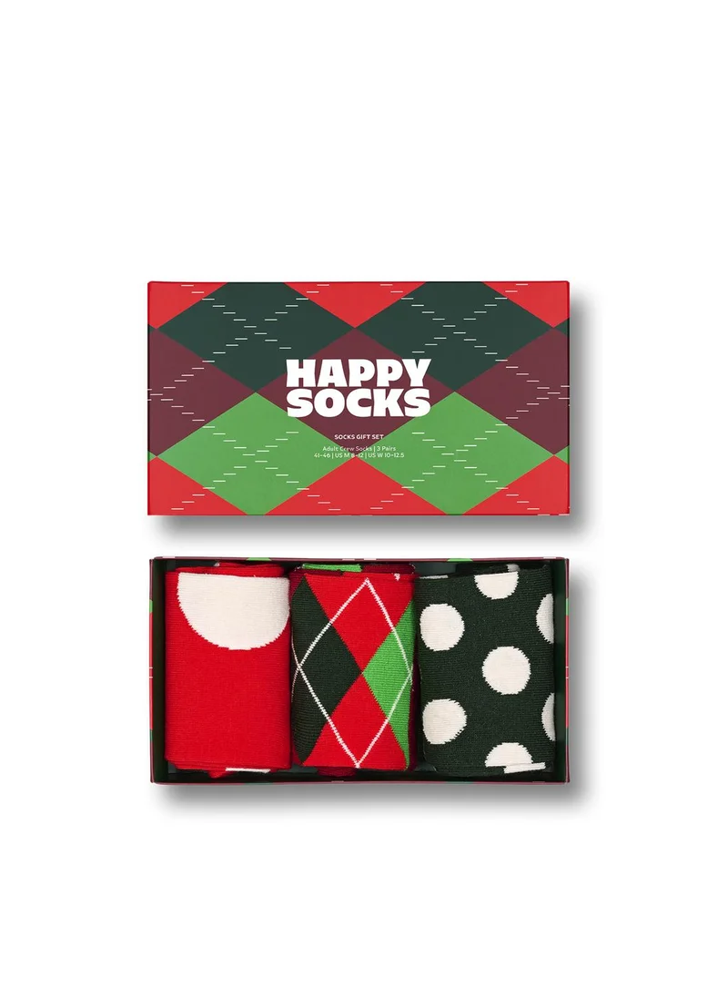 Happy Socks 3-PACK HOLIDAY CLASSICS GIFT SET