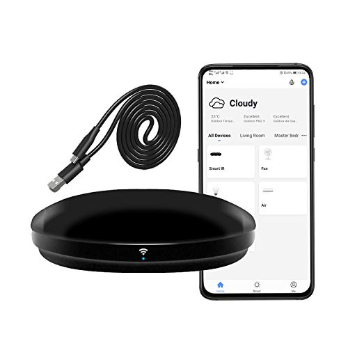 FRANKEVER Smart IR Remote Control,All in One IR Blaster Control, Universal WiFi Infrared Remote Control for TV DVD Air Conditioner STB etc,Compatible with Alexa, Google Assistant - Image 1