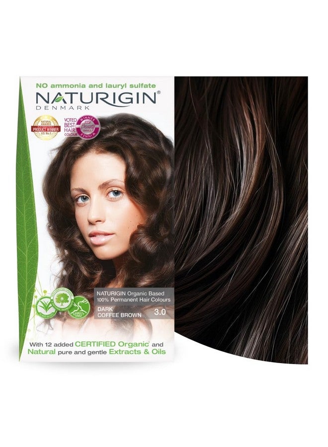 Naturigin Hair Permanent Color, Dark Coffee Brown 3.0, 200g - Image 1