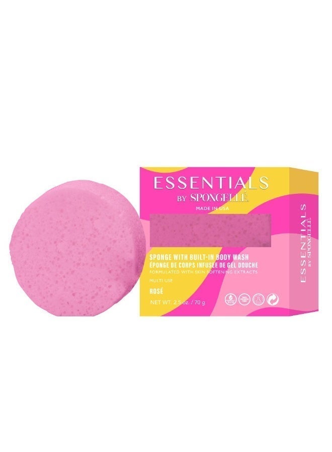 spongelle Essentials By Spongelle Rose Body Wash Infused Buffer70 g (Multi Use) - Image 1