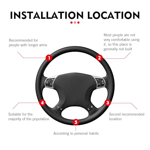 Opuweiy Steering Wheel Knob, Universal Power Ball Spinner Knob with Smooth Ball Bearing for Easy Steering Assist and Control, Compatible with Most Vehicles (Peachblow) - Image 5