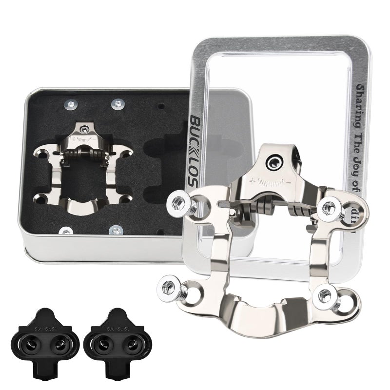 BUCKLOS SPD Adapters for Peloton Bike & Bike+ - Pedal,Convert Delta Pedals to SPD Clip for Shimano SPD Shoes,Indoor Exercise Bike Accessories for Friends, Family, Spin Class - Image 1
