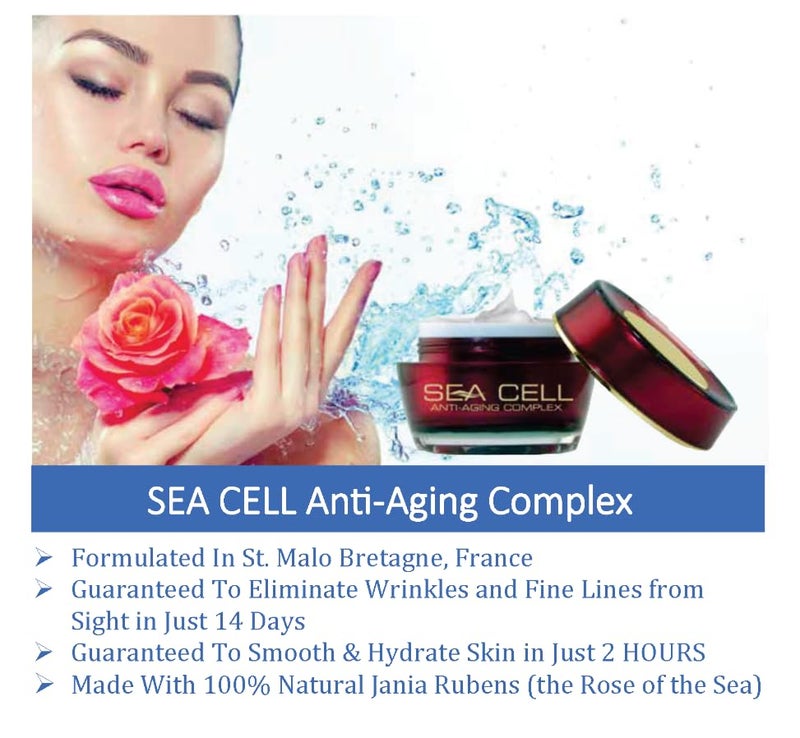 Biologic Solutions Sea Cell Facial Therapy hyper hydrates away the appearance of wrinkles and crepe-paper skin and enhances skin tone and supports skin health - Image 2