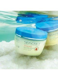 Seacret Body Scrub Salt & Oil Body Exfoliator with Dead Sea Minerals and Essential Oils Pomegranate Scent 141 FLOZ  - Image 3