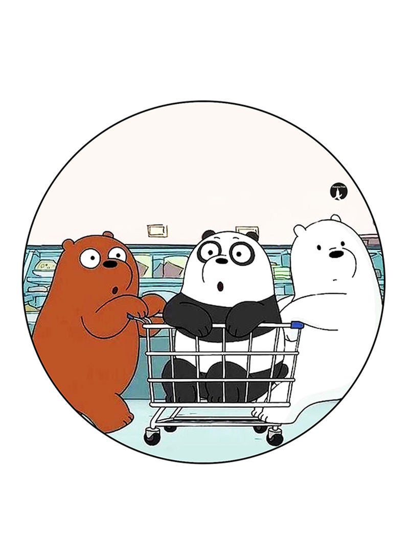 RKN We Bare Bears Printed Fridge Magnet  Multicolour - Image 1