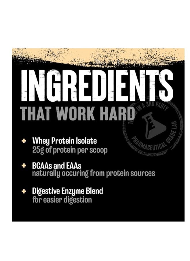UNIVERSAL NUTRITION - Animal Whey Isolate Whey Protein Powder – Isolate Loaded for Post Workout and Recovery – Low Sugar with Highly Digestible Whey Isolate Protein - Brownie Batter - 4 Pounds - Image 1