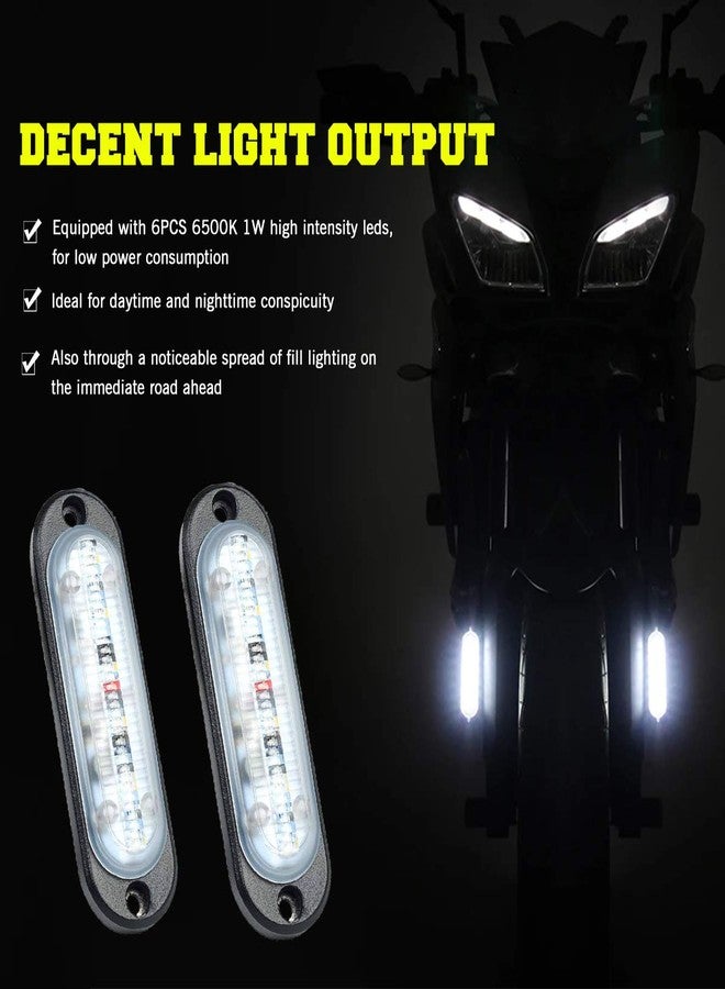 Chelhead Surface Mount Led Lights, Aluminium Base Led Backup Lights 6500K White Led Fog Lights or Side Marker Indicator Lights Under Hood Compatible with Trucks RTV Tralier Scooter Kawasaki 4wheeler - Image 2