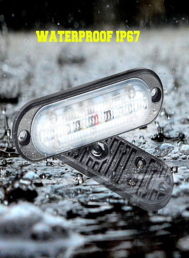 Chelhead Surface Mount Led Lights, Aluminium Base Led Backup Lights 6500K White Led Fog Lights or Side Marker Indicator Lights Under Hood Compatible with Trucks RTV Tralier Scooter Kawasaki 4wheeler - Image 5