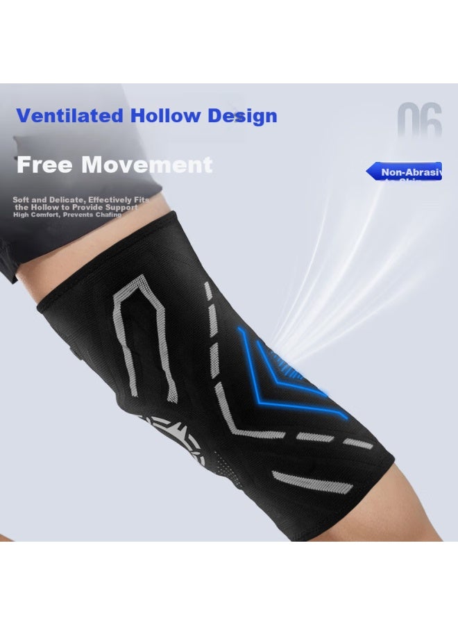 Xtep Knee Brace Sports Professional Protection Meniscus Injury Arthritis Effusion Patellar Ligament Mountaineering Basketball Badminton Running - Image 3