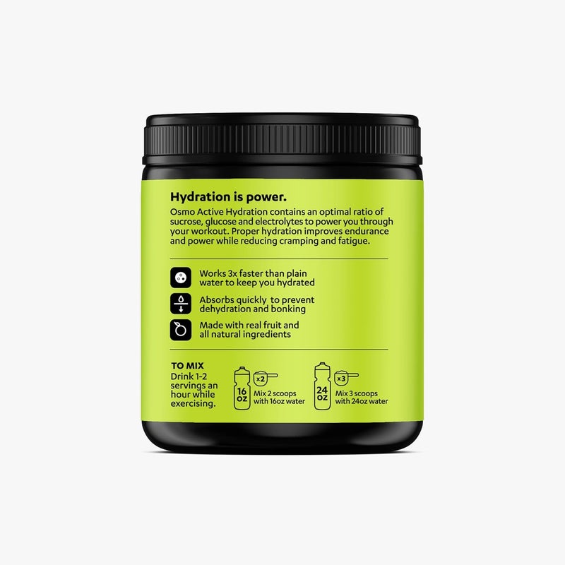 Osmo Active Hydration Electrolyte Powder 20 Servings  Includes Sodium Magnesium Potassium Carbs  Vitamins Cane Sugar  All Natural Ingredients 3X Faster Hydration Boosts Power  Endurance - Image 2