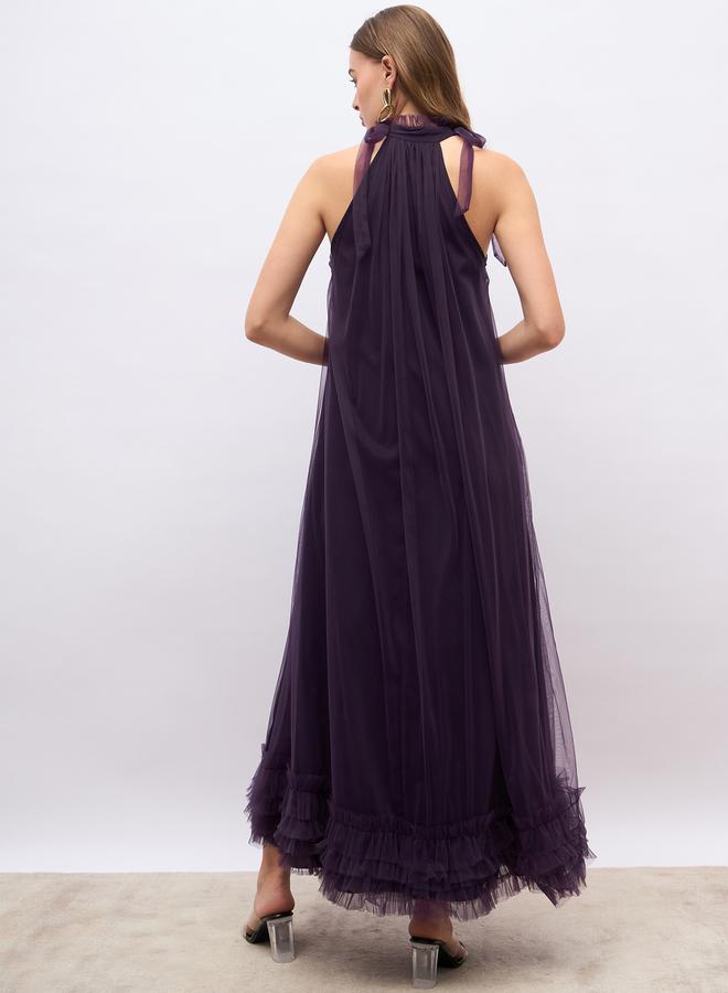Styli Halter Chiffon Dress  - Image 5