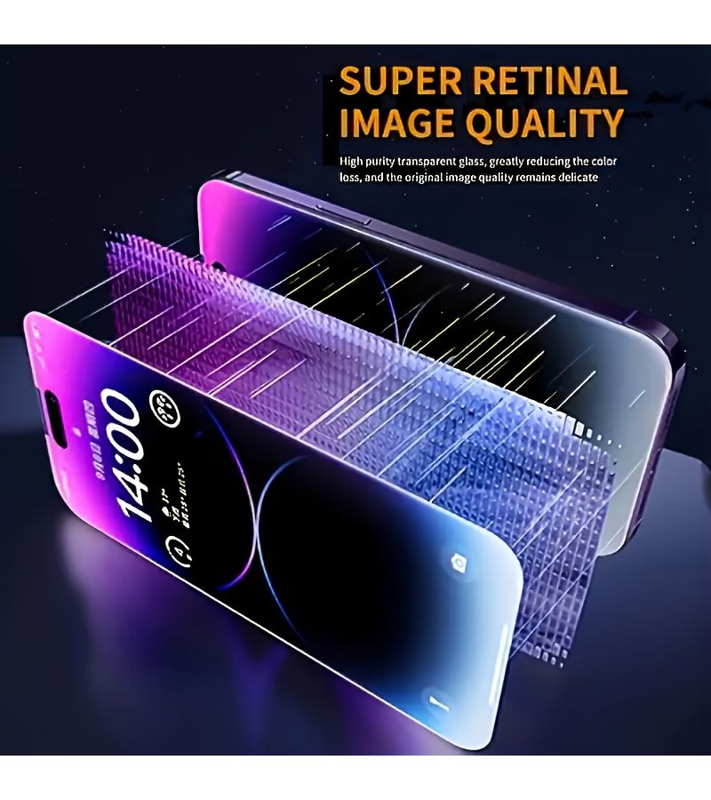 Tempered Glass Screen Protector 2 Pack For iPhone 15 Full Coverage - Image 2