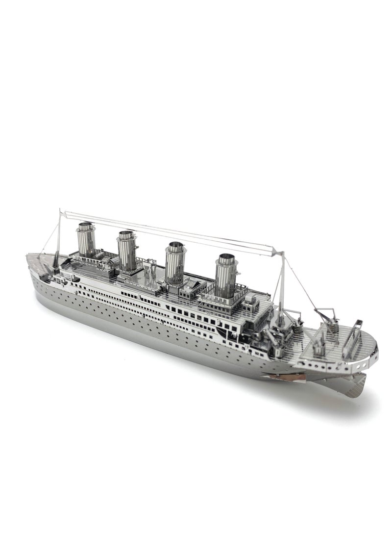 3D metal jigsaw puzzle, Titanic model kit, creative assembly model 3D model kit, high-difficulty DIY assembly - Image 5