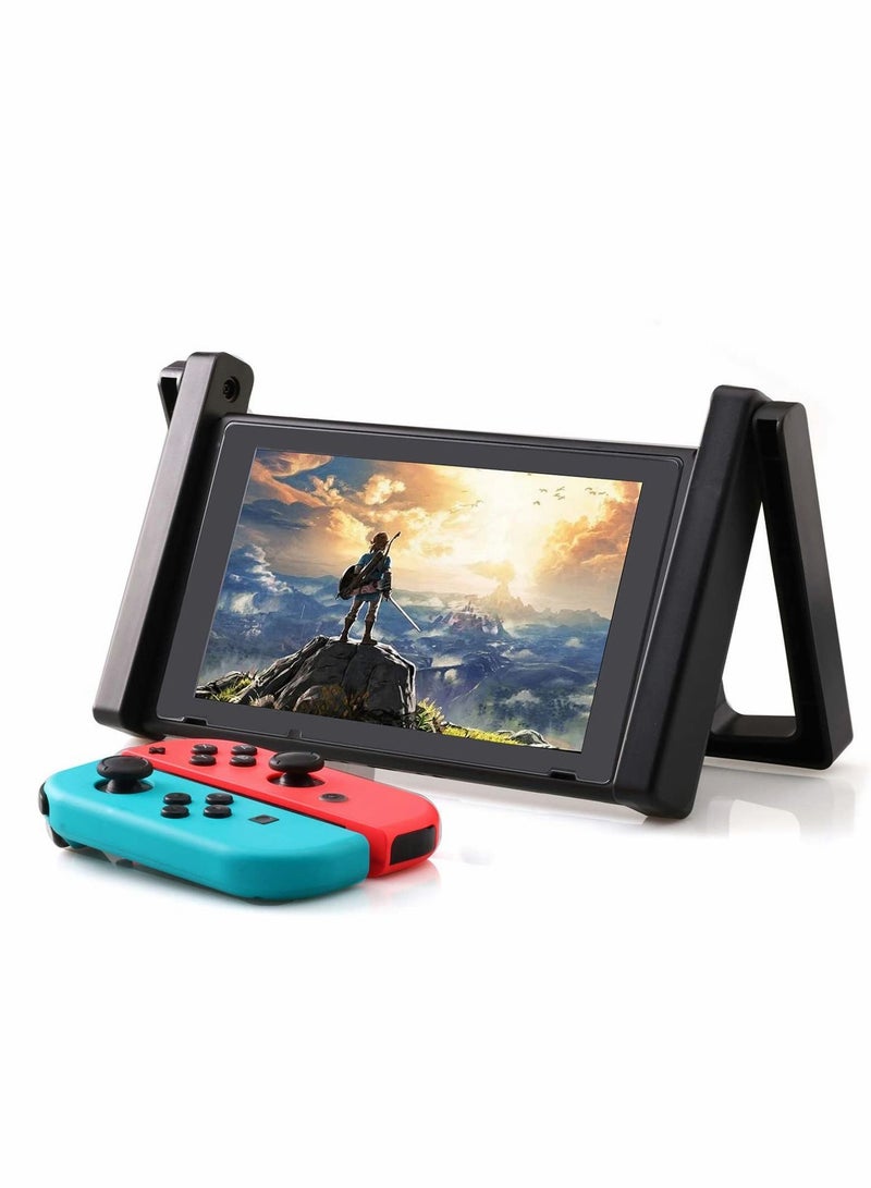 KASTWAVE Stand for Nintendo Switch, Adjustable Simple Holder and Car Mount, Black - Image 1