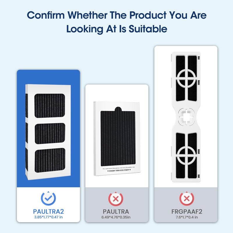 MARRIOTTO MR022 Water Filter, Compatible with Frigidaire refrigerator EPTWFU01, EWF02, Pure Source Ultra II and Pure Air Ultra 2 Air Filter (3+3) - Image 4