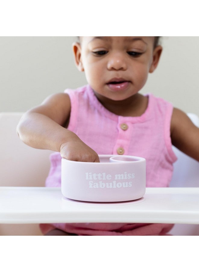 Bella Tunno Wonder Baby Bowls - Silicone Suction Bowl for Toddlers and Babies, Microwave and Dishwasher Safe Food-Grade BPA Free Silicone, Little Miss Fabulous (Divided) - Image 2