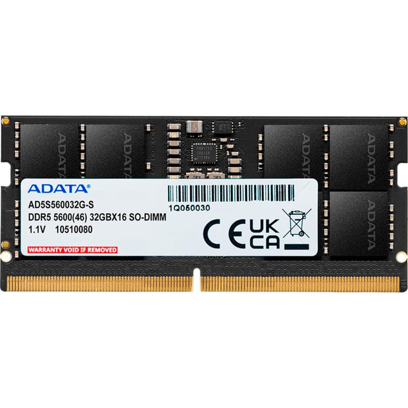 ADATA Premier 32GB 5600MHz SO-DIMM DDR5 Laptop Memory, Single RAM Module, Supports Intel & AMD Latest CPU, Intel XMP & AMD Expo, Built in PMIC, On Die ECC, Low Voltage, More Bandwidth - AD5S560032G-S - Image 5