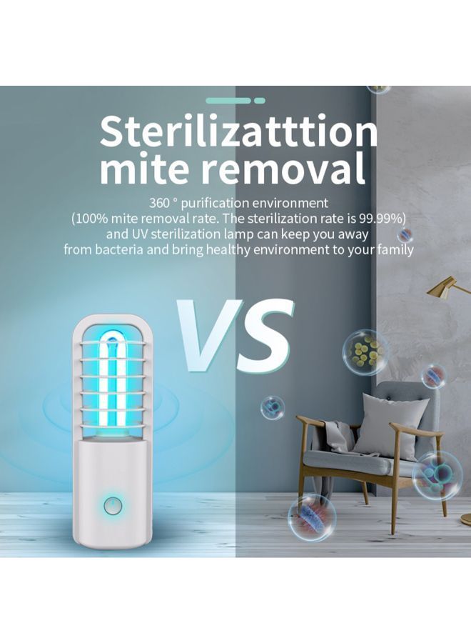 نيبمينينت مصباح معقم بالأشعة فوق البنفسجية قابل للشحن للتطهير من الجراثيم أبيض 19.3 x 9.8 6.2سم - Image 3