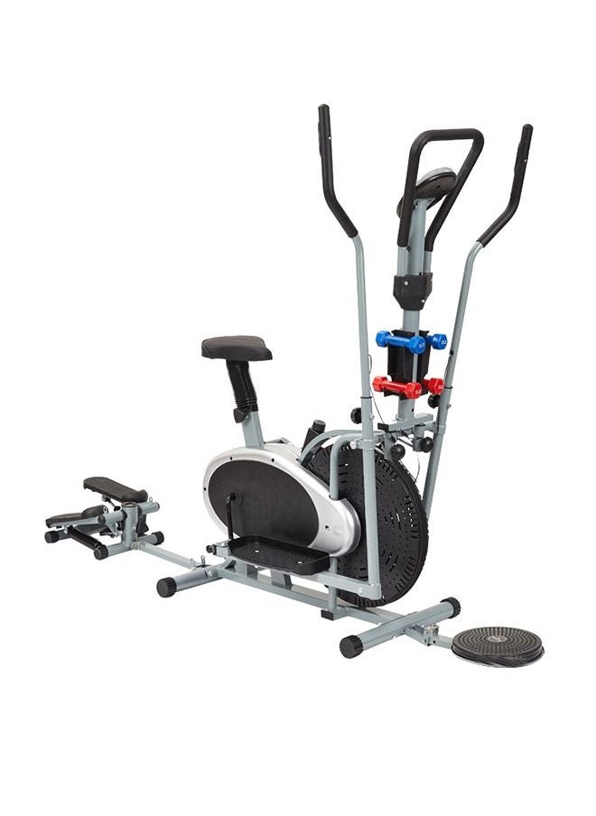 Marshal Fitness - 5 In 1 Multifunction Elliptical Cross Trainer Orbitrac With Seat/Dumbbell/Twister/Stepper For Home Use-Bxz-32Gst - Image 1