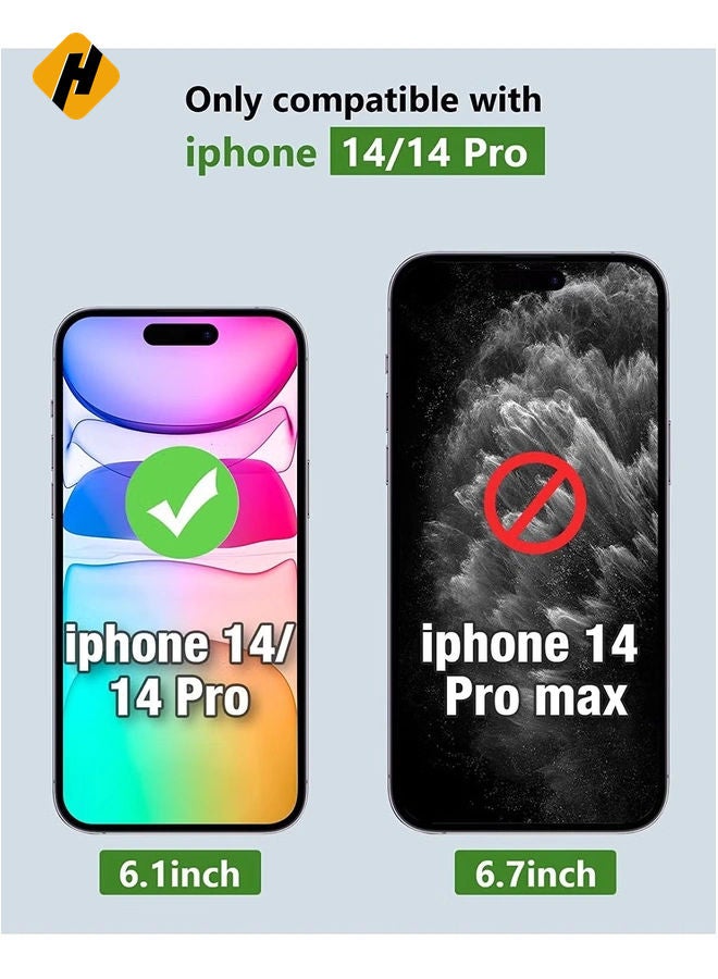 HuHa Battery Case for iPhone 14/14 Pro, Real 4500mAh Rechargeable Smart Extended Charging Case with 1x Screen Protector, Ultra-Slim Portable Protective Battery Pack (6.1 inch) Black - Image 2