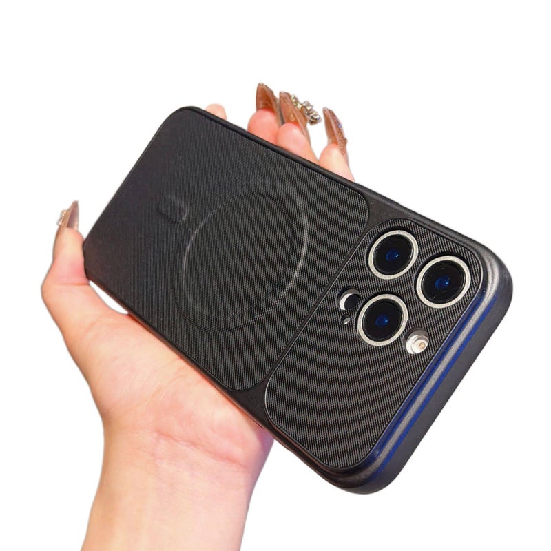BB PC MagSafe Case for iPhone 14 / 14 Plus / 14 Pro / 14 Pro Max with Drop Protection and Strong Magnetic plus Shockproof plus Full Coverage plus Anti-Slip Grip in Black - Image 1