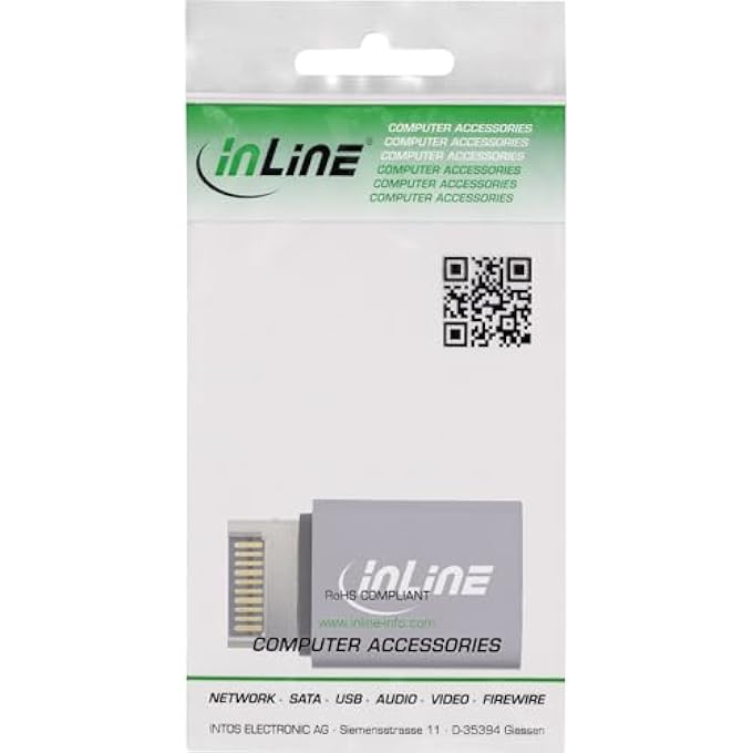 INLINE ® USB 3.2 ADAPTER, INTERNAL USB-E FRONT PANEL MALE TO USB-C FEMALE - Image 2