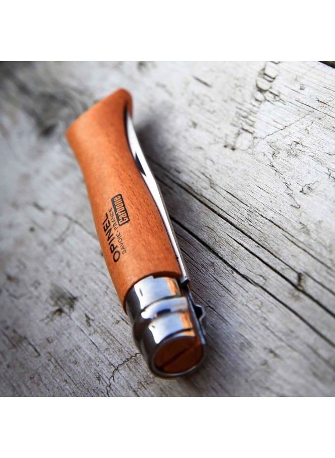 Opinel No. 7 Carbon Steel Blade Folding Pocket Knife - Image 3