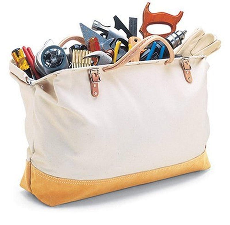 Custom Leathercraft CLC Custom Leathercraft 304X Reinforced Masons Tool Bag, beige - Image 3