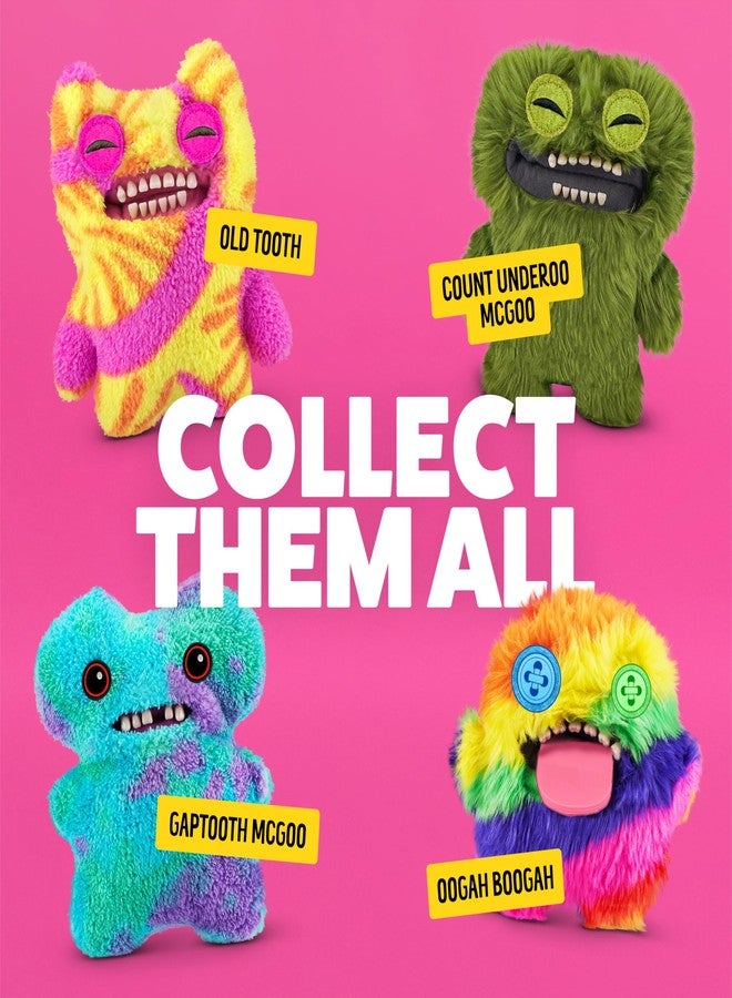 Bonkers FUGGLER Oogah Boogah Squeaky & Plush Dog Toy for Playtime, Multi-Color, 8 inches - Image 4