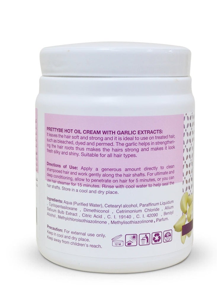 Pretty Be Hot Oil Hair Cream With Garlic Extracts 1000 ML  - Image 2