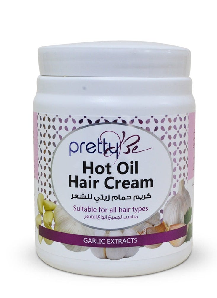 Pretty Be Hot Oil Hair Cream With Garlic Extracts 1000 ML  - Image 1