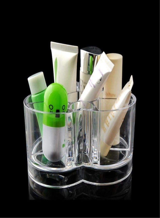 Naivete Heart Shape Cosmetic Storage Box Acrylic box(Transparent Color 1Pc) - Image 5