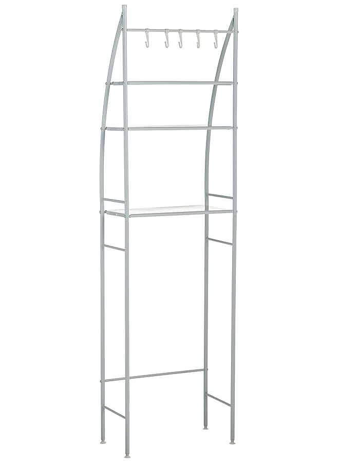 erorex Stainless Steel Shelf Bathroom Space Saver 3 Tier Toilet Towel Storage Rack Holder Over The Bathroom Toilet Shelf Organizer - Image 4