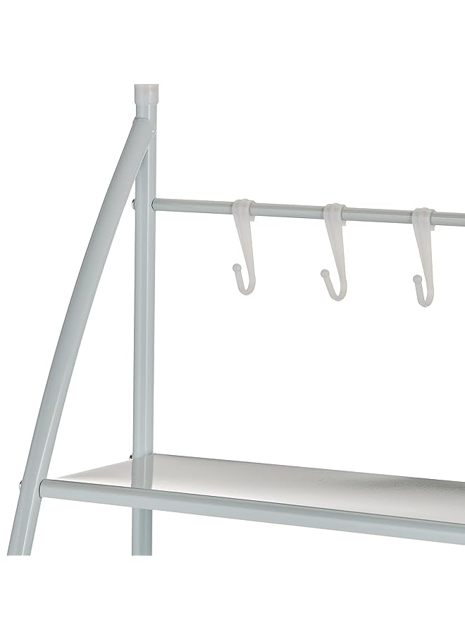 erorex Stainless Steel Shelf Bathroom Space Saver 3 Tier Toilet Towel Storage Rack Holder Over The Bathroom Toilet Shelf Organizer - Image 5