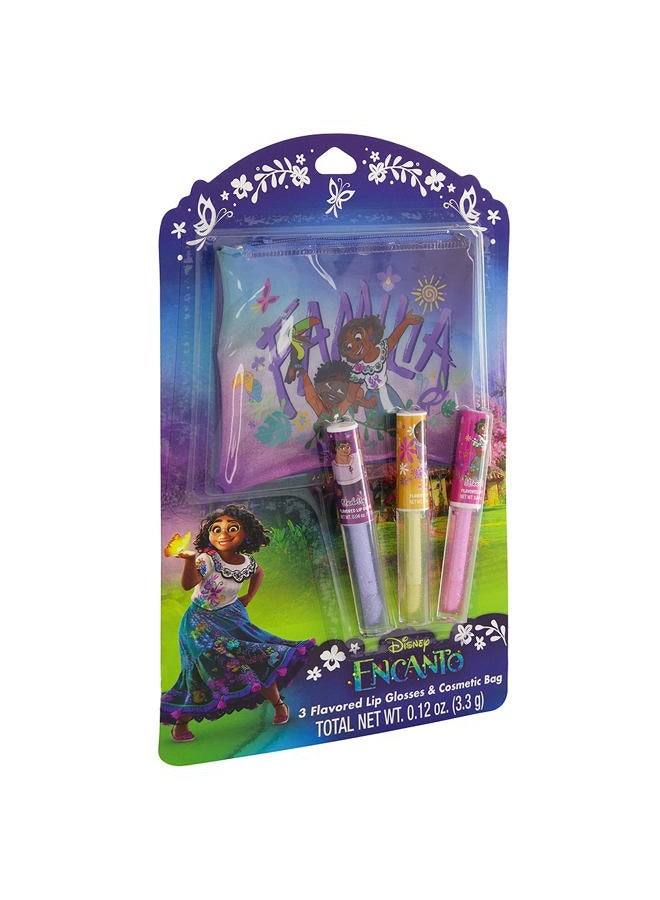 Generic Encanto Diecut 3 Piece Lip Gloss Set with Bag  - Image 2