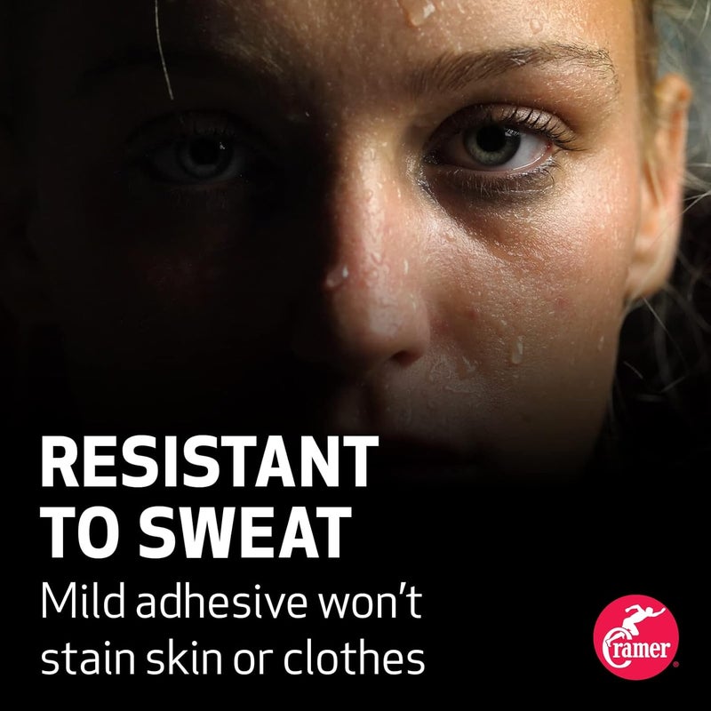 Cramer رذاذ تاف-سكن قبل الشريط، قاعدة لاصقة قوية لتأمين ملابس لاعبي الجمباز، تحت الشريط وشريط الكينيسيو، ثبات طويل الأمد، يمنع الفقاعات، مستلزمات التدريب الرياضي، عديم اللون - Image 5