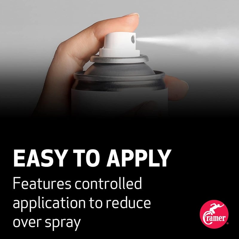 Cramer رذاذ تاف-سكن قبل الشريط، قاعدة لاصقة قوية لتأمين ملابس لاعبي الجمباز، تحت الشريط وشريط الكينيسيو، ثبات طويل الأمد، يمنع الفقاعات، مستلزمات التدريب الرياضي، عديم اللون - Image 2