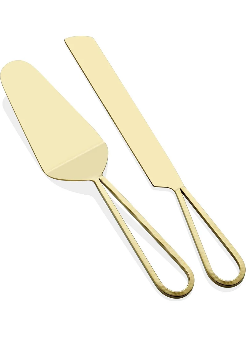 The Mia Stillo Cake Service Set 2 Pieces