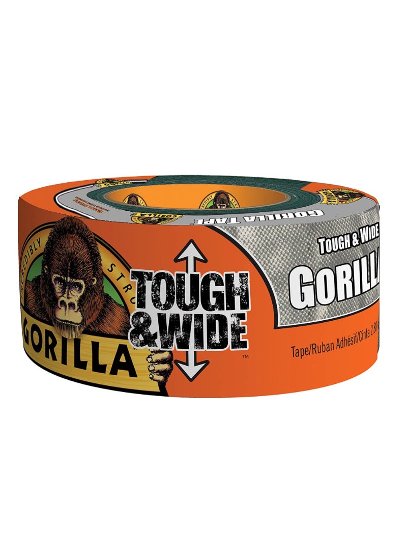 Gorilla Duct Tape Silver Tough & Wide 2.88" x 25Yards 6073502 Gorilla 