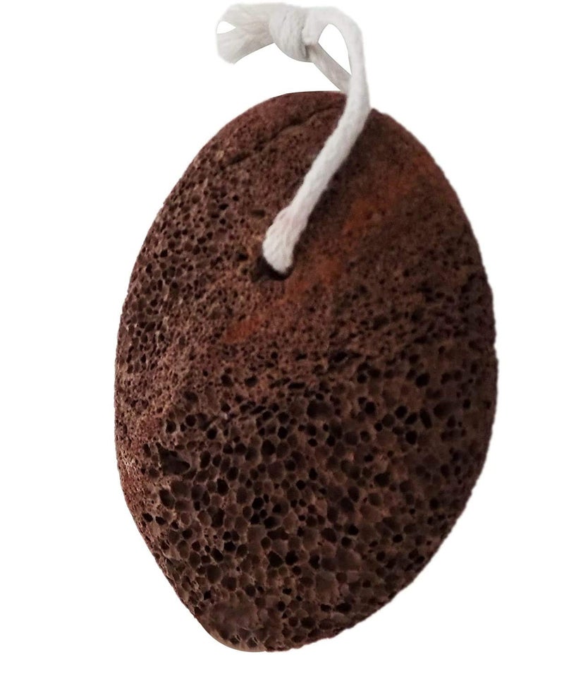 Kabello Dead Skin Foot Scrubber Pumice Stone For Feet (Brown) - Image 1