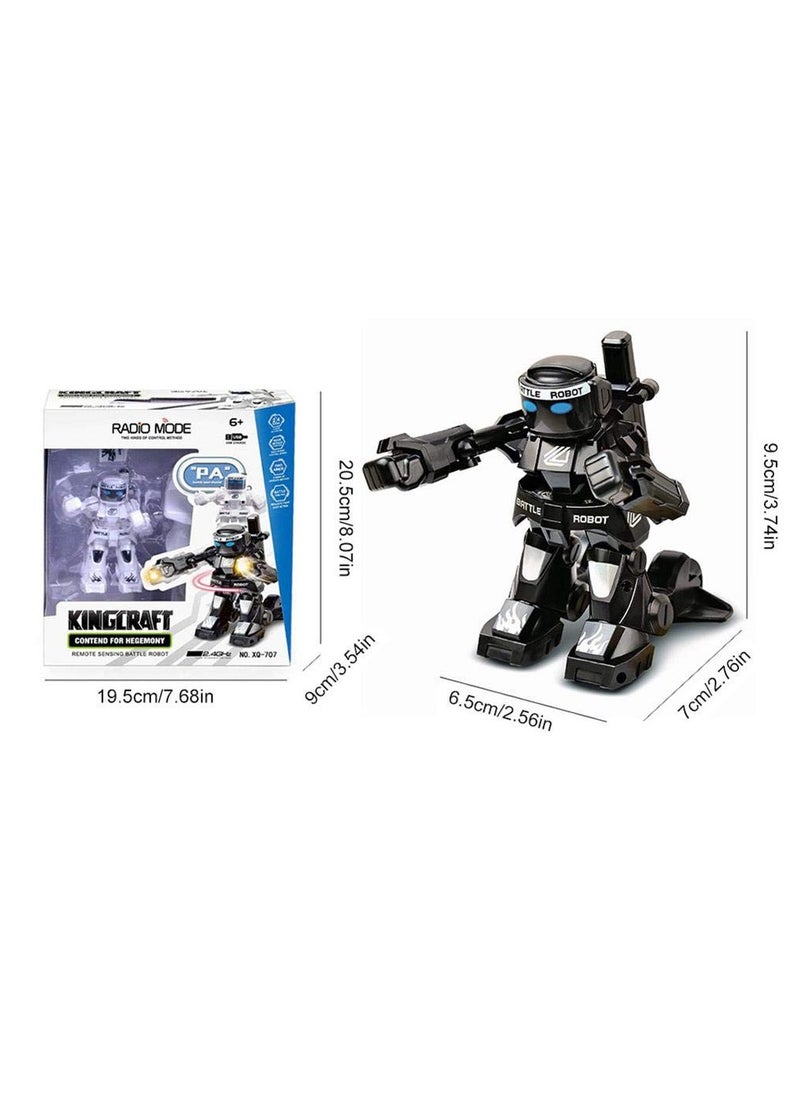 Chabeia 2.4GHz Boxing Battle Robot (Black) – Remote Control Fighting Robot with Dynamic Moves, LED Damage Indicator, Knockout Rounds & Rechargeable Battery  - Image 5