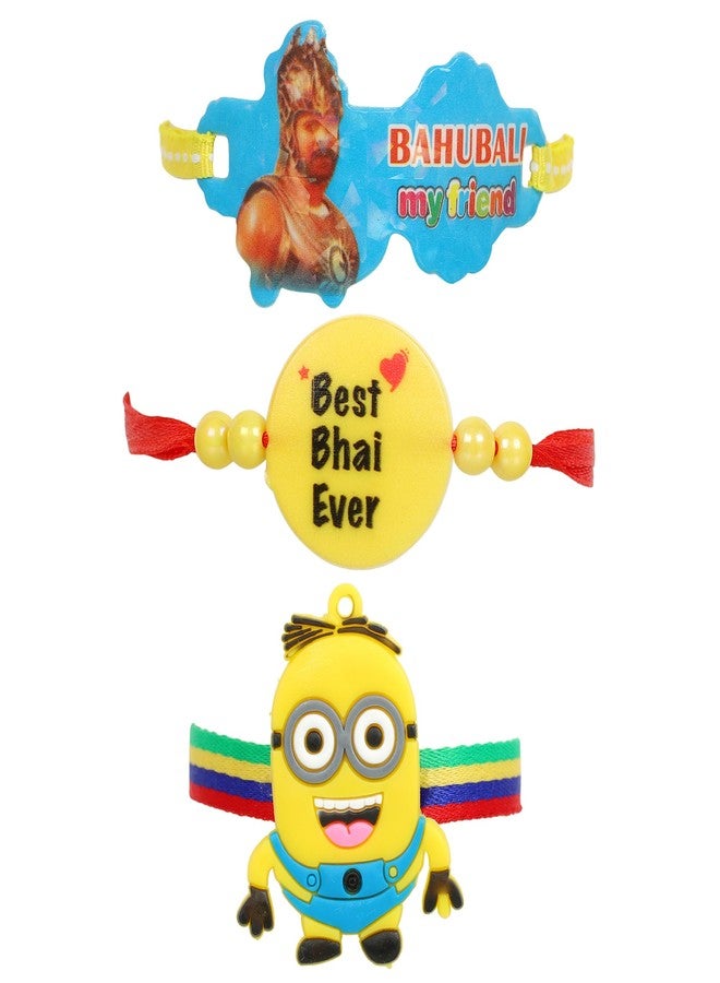 Vientiq Combo of 3 Blasting Bhabhubali Minions Combos Kids Rakhi - Image 4
