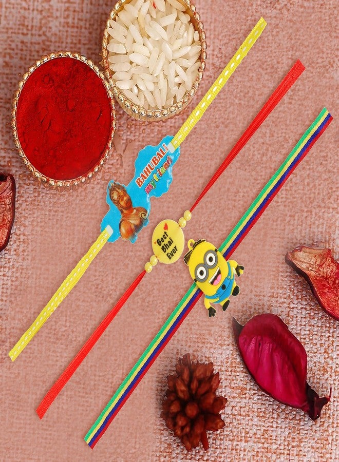 Vientiq Combo of 3 Blasting Bhabhubali Minions Combos Kids Rakhi - Image 3