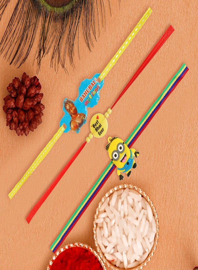 Vientiq Combo of 3 Blasting Bhabhubali Minions Combos Kids Rakhi - Image 2