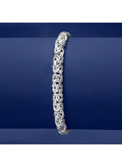 ROSS-SIMONS Sterling Silver Small Byzantine Bracelet  - Image 4